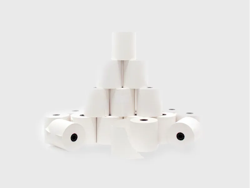 Till Receipt Printer Rolls - Box of 20 Receipt Rolls - Thermal - 80mm